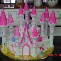 Castle Cake This is a cake I did for my daughter's 5th birthday.