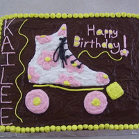 Roller Skating Cake 