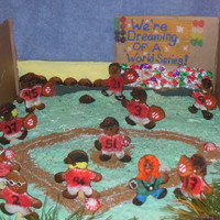 Houston Astros Gingerbread Cookies The players and staff are (starting from the back, going left to right) Carlos Lee, Michael Bourn, Hunter Pence, Geoff Blum, Kazuo Matsui,...