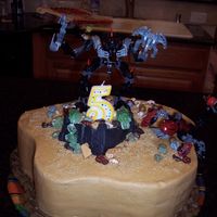 Bionicle Birthday Cake 