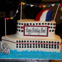 Cruise Ship Cake 