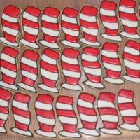 Cat In The Hat Hat Sugar Cookies I made these for my daughter's kindergarten & my son's preschool Dr Seuss's Birthday class parties on March 2nd. They...