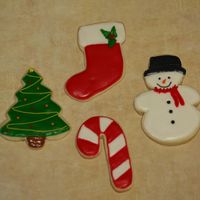 Christmas Cookies My very first attempt at decorating cookies. I used the NFSC recipe and Alice's cookie icing. I loved the taste of both recipes. I...