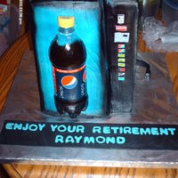 Vending Machine Cake done for a retiring Pepsi employee