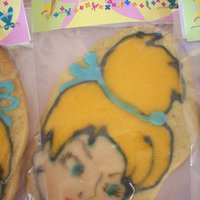 Tinkerbell Cookie vainila flavor with royal icing...