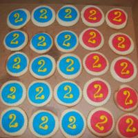 Blue And Red Cookies 