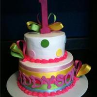 Addyson's Cake 1st Birthday Cake