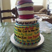 Wubbulous World Of Dr. Seuss This cake was made for a Read Across America celebration at my son's school. The top layers were the hat for the cat in the hat. The...