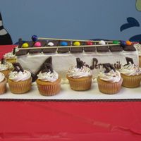 Kindermusik Glockenspiel This was for my son's Kindermusik "graduation" party. The base of the glockenspiel is yellow cake with cream chease...