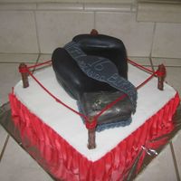Boxing Glove Cake This cake was hard because I had to carve it in the shape of a glove. I covered it with fondant. over all I was happy with it. I would have...