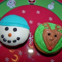 Christmas Cupcakes Cupcakes for the kids at church.