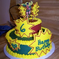 Bo's Robin Cake Double chocolate cake with buttercream icing and fondant.