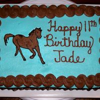 Jade's Horse Cake This was my first FBCT. It was a simple horse patten, I only used two colors. I couldn't believe how easy it was! I was pleased with...