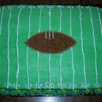 Michigan Football Cake did this white 9x13 for a michigan/ohio state party.