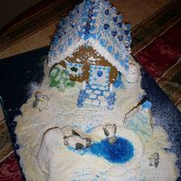 Winter Wonderland-Sky View Just another view of my first attempted Gingerbread house!