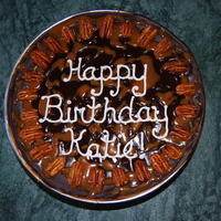 Turtle Cheesecake Birthday Cake 