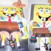 Sponge Bob Square Pants & Friends I just did this for my grandson's 4th b'day. Again, it's ALL lemon!!! I made Patrick, Squidward, Mr Krab & Plankton...