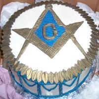 Free Mason Cake I did a cake like this for my son's b'day so when there was a dinner at his lodge, he wanted me to do a cake for that event. So...
