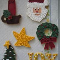 Christmas Cookies These are a group of some of my first Christmas cookies. What a blast it is to decorate cookies! It's my new passion.