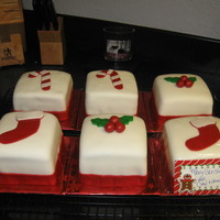 Mini Cakes 4" mini's for my son's preschool teachers.
