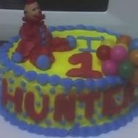 Icing Clown I laughed when I found this picture. My first icing clown! For my nephew's 1st birthday.