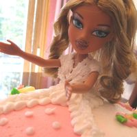 Bratz Cake For my dd's 12th bday, the Bratz doll she used has a similar mole to her own.