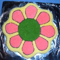 Dscf0215.jpg This is just another practice cake. I should have used a different shade of green for the center, but I had some green left fromt he GI Joe...