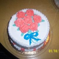 Wilton Course 1 Final Cake I was having a terrible time with the roses! Any advice & opinions appreciated!Thanks,Michelle