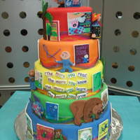 Children's Favorite Books This was a cake for a Child Care Awareness expo. All over the cake are edible images of famous children's books. Also included are...