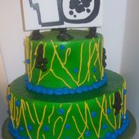 Ben 10 Cake Thank you Sharon from SugarShack for your excellent ideas and techniques. I watched your dvd on decorating buttercream cakes, and it is the...