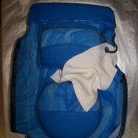 Golf Bag Groom's Cake - 1st time attempting this cake. My inspiration was from merissa (OK, ok - I TOTALLY copied...but I emailed Merissa and...