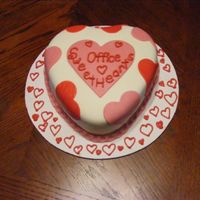 Valentine For The Office Girls This cake was done for the ladies in the front office. MMF!