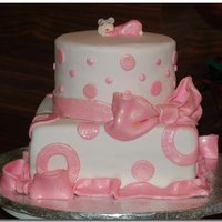 Baby Girl Shower Cake 