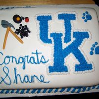 Uk Mining Birthday This is a cake that I made for a boy graduating from the University of Kentucky with a mine engineering degree. The cake is covered in...