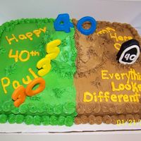 Over The Hill The girls that wanted this cake sent me a photo of how they wanted it decorated. I'm not sure where the photo cake from but I have to...