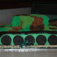 Birthday Cake My son wanted an 'army' cake so I searched here and found one in the gallery and copied it. He was really happy about it and I...