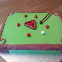 Pool/snooker Table Pool/Snooker table. (im not sure which)