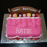 Slumber Party Cake I did this a couple of years ago- a friend's daughter was having her very first slumber party. The girls are fondant as are the...