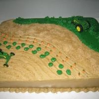 Garden Birthday Cake This cake was for my Dad's birthday, who has a large farm. Used brown sugar and graham crackers for the dirt. Everything else is...