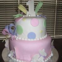 Bunny 1St Birthday I got the idea for this cake from cakesbyallison's bunnies and bows cake. Not only was her cake beautiful but she also gave me...