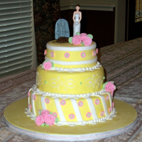 Divorce Cake The cake was by and far the best part of my wedding.... I wanted it to be the same for my divorce too. ;-)