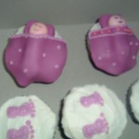 Babies Sleeping Cupcakes I did some extra work on the little blankets.They are always fun to make.