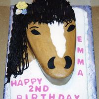 Horse Head I saw a cake like this on this site, but I don't recall who's it was...So who's ever cake I originally saw....Thank You for...