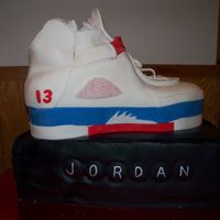 Jordans My first carved sneaker and shoe box. The 13 yr. old boy was absolutely speechless.