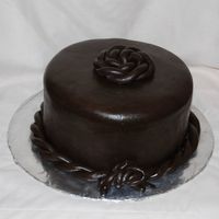 Dsc_0035.jpg Chocolate cake made to practice making black MMF.