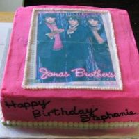Jonas Brothers Birthday I made this for my daughter's friend's 12th birthday. She and all of her friends are all crazy about the Jonas Brothers....