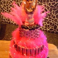 "tarts " Birthday Cake I posted a question in the forums for help on this cake - no-one replied, so this is the best I could come up with. I'm pretty happy...