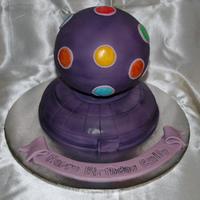 Disco Ball Cake 