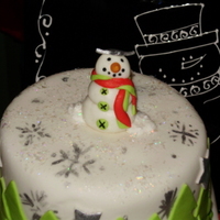 Christmas Cake Christmas Snowman Cake