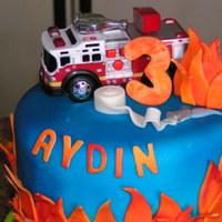 Firetruck Cake 